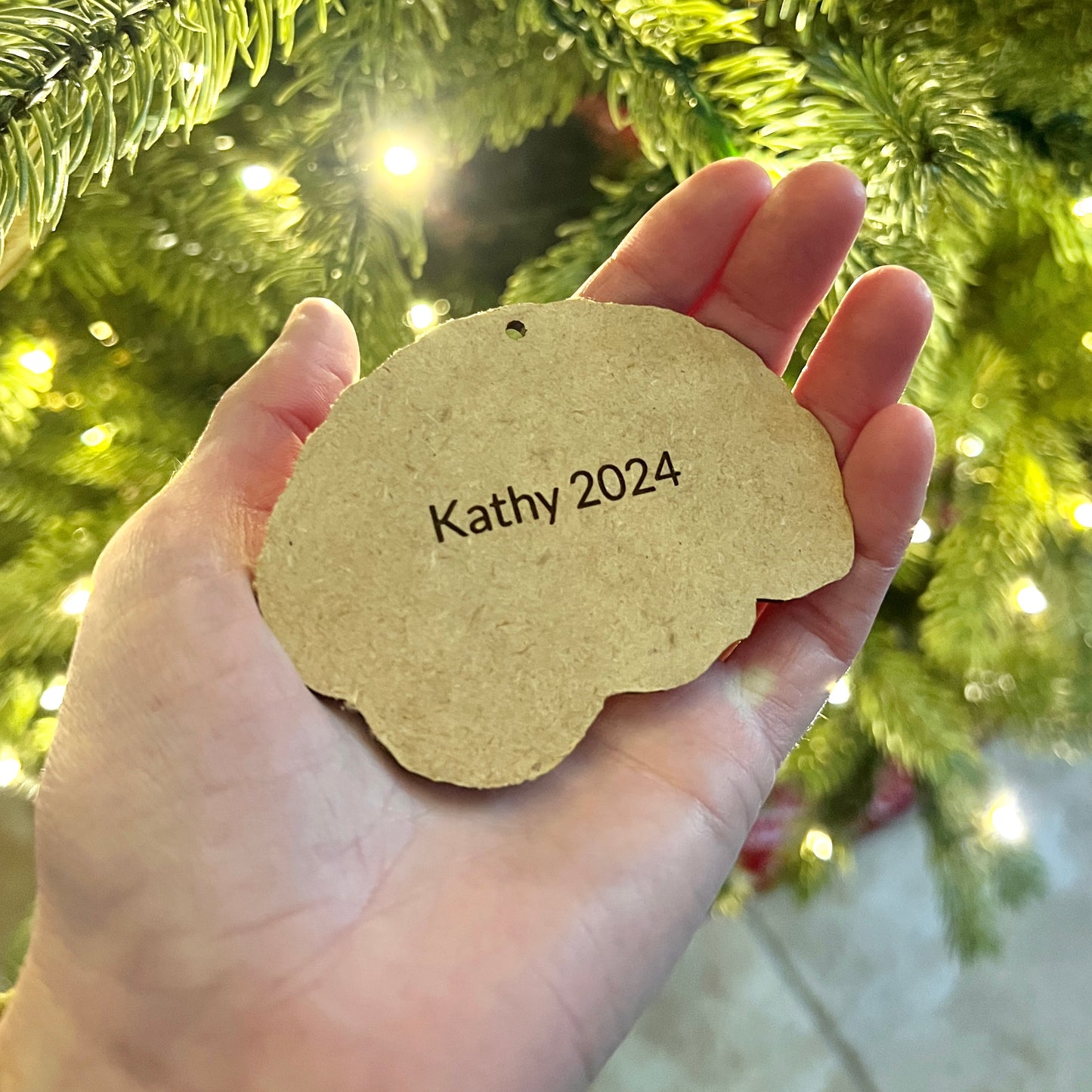 Discounted Painted Brain Ornament - “Kathy 2024”