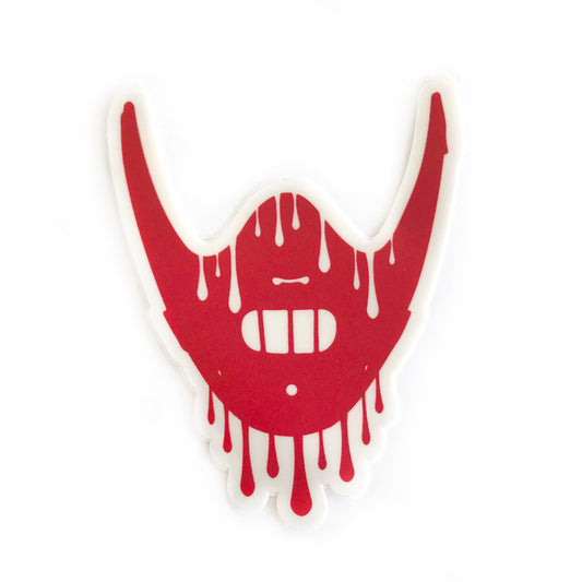 Melting Hannibal Mask Sticker